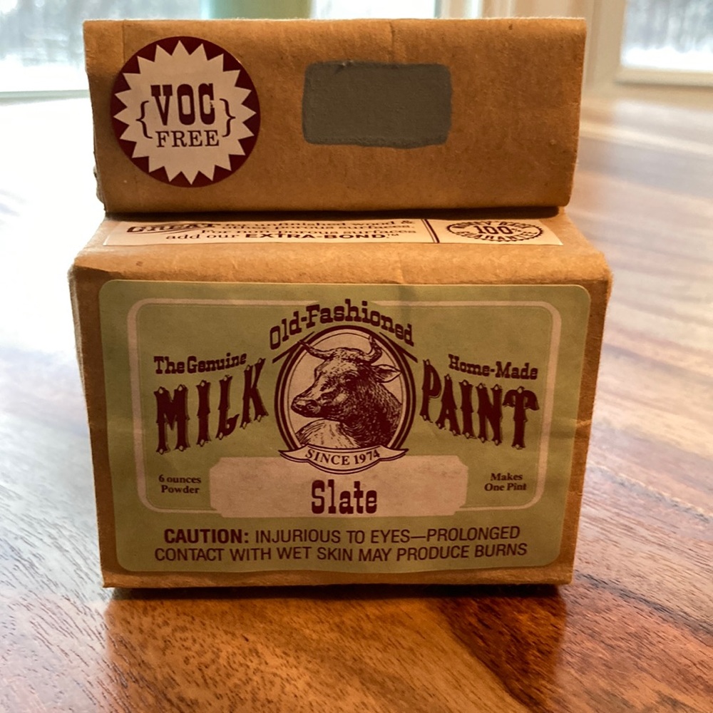 UNOPENED AND UNUSED-The Genuine Old Fashioned Homemade Milk Paint-1 pint